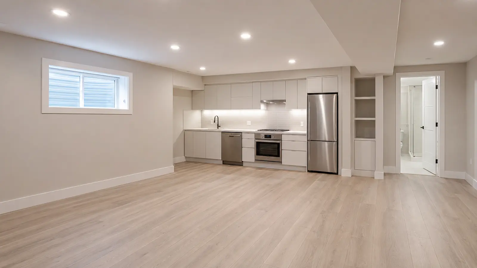 Finished basement: Compact Studio Suite