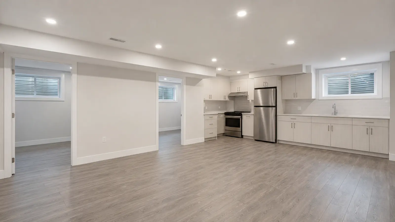 Finished basement: Two-Bedroom Legal Suite